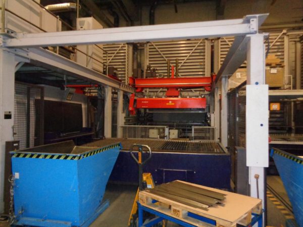 autom. Blechlagerturm und Laseranlage BySprint 2 kW, 8 Türme für Bleche max. 3m x 1,50m, 3 To. Kassette, 216 Lagerplätze – gebraucht - : – Bild 7
