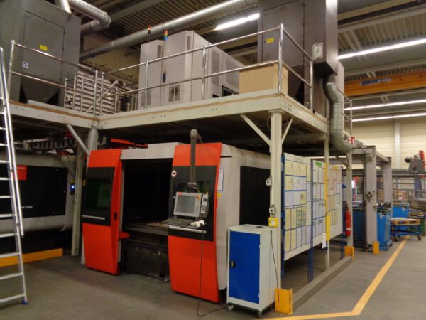 autom. Blechlagerturm und Laseranlage BySprint 2 kW, 8 Türme für Bleche max. 3m x 1,50m, 3 To. Kassette, 216 Lagerplätze – gebraucht - : – Bild 8