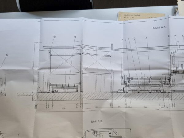 autom. Blechlagerturm Bystronic, ca. 210 Kassetten für Bleche 3m x 1,50m, 3 to / Kassette lagertechnik