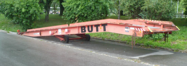 Mobile Mittelachsrampe, Butt, 11,80m lang, 9 To.