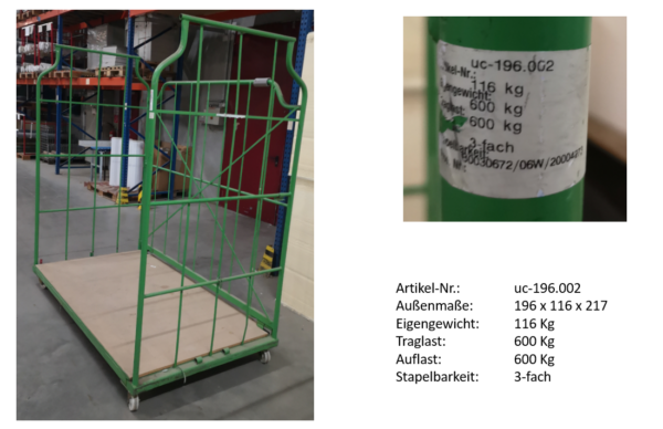 73 Stück Corletten, Breite 1,96m breit lagertechnik