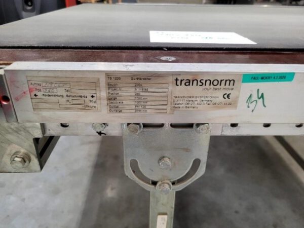 Gurtförderer, Transnorm,  ca. 1,35m lang, ca. 1m breit – Bild 7