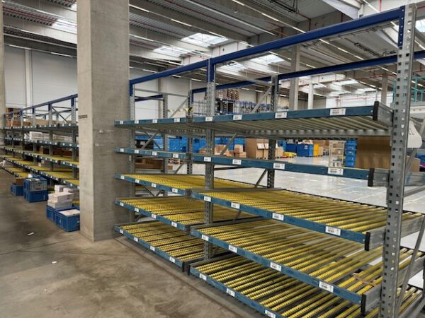 34 Felder Stückgut – Durchlaufregal / Bereitstellregale für Kästen und Kartonagen – Bild 15