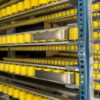 34 Felder Stückgut – Durchlaufregal / Bereitstellregale für Kästen und Kartonagen – Bild 9