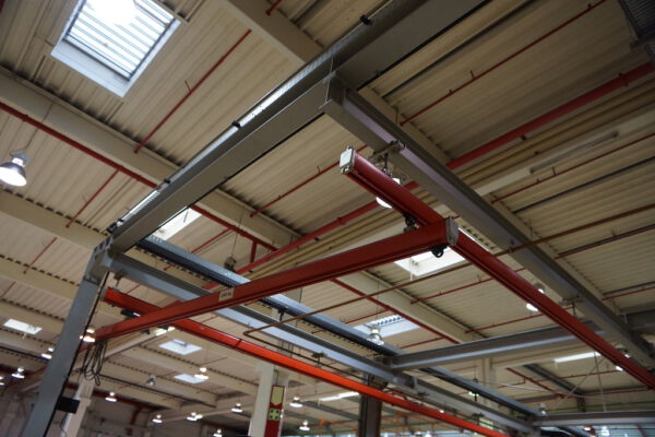 ca. 40 Stück Leichtkransystem KBK, Brückenkran, Kranhimmel, Hallenkran, unterschiedliche Traglasten, Trägerlängen, Spannweiten, etc. vorhanden inkl. Stahlbau (Stützen) - gebraucht - : – Bild 7