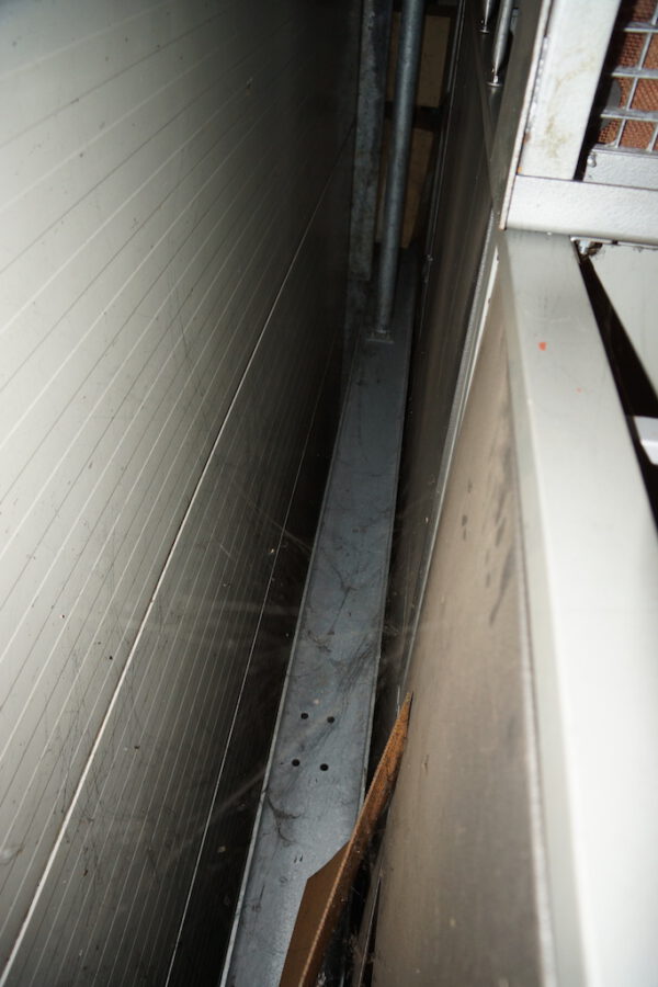 3-Stöckige SSI Schäfer Fachbodenanlage ca. 13,50 x 11m, ca. 216 Felder, Böden 1 x 0,5m, 200kg / Boden – gebraucht - : – Bild 17