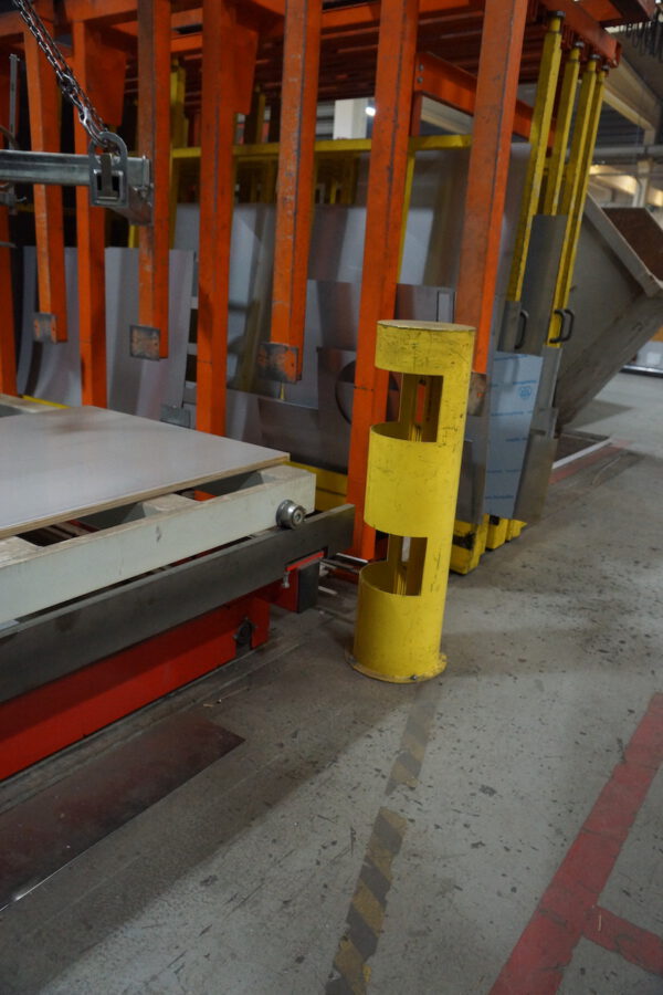 vollautomatisches Blechlager mit 6 Auslagerstationen, 1 Einlagerstation, Remmert, für Bleche max. 4000x2000mm, 243 Lagerplätze, 200 vorhandene Kassetten, max. Beladung pro Palette 5000kg – gebraucht - : – Bild 14