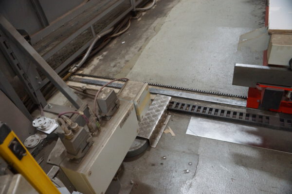 vollautomatisches Blechlager mit 6 Auslagerstationen, 1 Einlagerstation, Remmert, für Bleche max. 4000x2000mm, 243 Lagerplätze, 200 vorhandene Kassetten, max. Beladung pro Palette 5000kg – gebraucht - : – Bild 16
