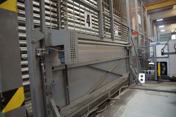 vollautomatisches Blechlager mit 6 Auslagerstationen, 1 Einlagerstation, Remmert, für Bleche max. 4000x2000mm, 243 Lagerplätze, 200 vorhandene Kassetten, max. Beladung pro Palette 5000kg – gebraucht - : – Bild 18