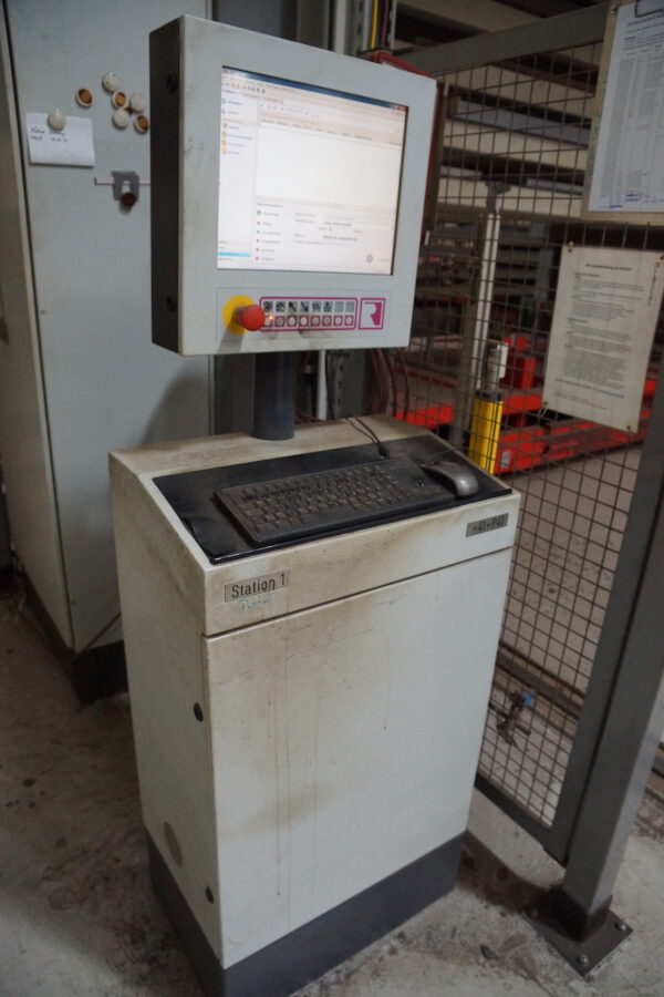 vollautomatisches Blechlager mit 6 Auslagerstationen, 1 Einlagerstation, Remmert, für Bleche max. 4000x2000mm, 243 Lagerplätze, 200 vorhandene Kassetten, max. Beladung pro Palette 5000kg – gebraucht - : – Bild 53