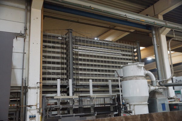 vollautomatisches Blechlager mit 6 Auslagerstationen, 1 Einlagerstation, Remmert, für Bleche max. 4000x2000mm, 243 Lagerplätze, 200 vorhandene Kassetten, max. Beladung pro Palette 5000kg – gebraucht - : – Bild 63