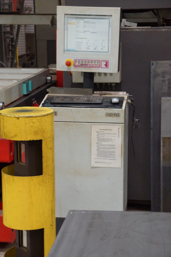 vollautomatisches Blechlager mit 6 Auslagerstationen, 1 Einlagerstation, Remmert, für Bleche max. 4000x2000mm, 243 Lagerplätze, 200 vorhandene Kassetten, max. Beladung pro Palette 5000kg – gebraucht - : – Bild 64