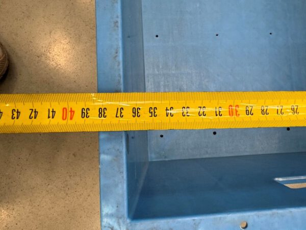 16.000 Stück, Eurostapelbehälter mit 1 Seite zum Hochklappen, UTZ, 600x400x270mm, blau – Bild 14