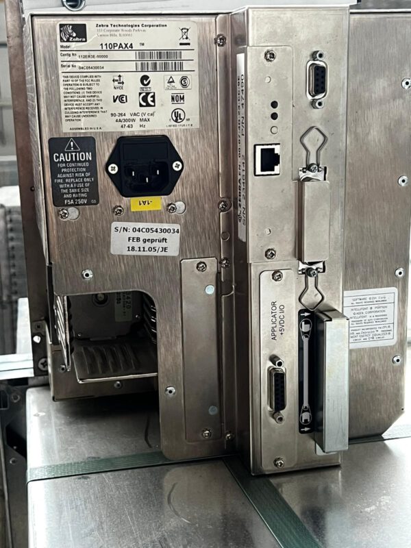 6 Stück Etikettendrucker Druckmodul, Zebra, Typ 110PAX4 – Bild 3