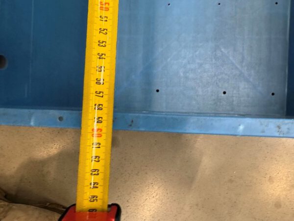 16.000 Stück, Eurostapelbehälter mit 1 Seite zum Hochklappen, UTZ, 600x400x270mm, blau – Bild 9