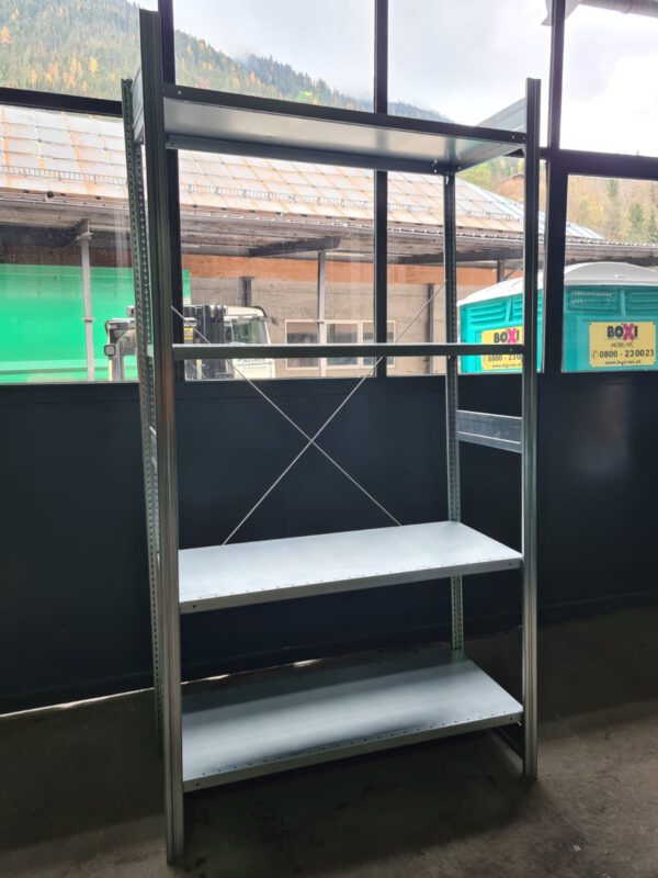 554 Stück Fachböden für Regalwerk / Berger, Typ Bert, 1m und 1,30m x 0,50m, 150kg, verschiedene