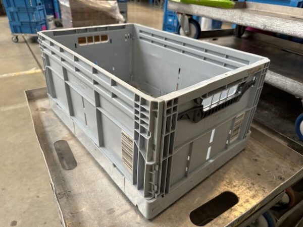 2.200 Stück, Faltkiste, Eurostapelbehälter, Bekuplast, 600 x 400 x 285 mm, grau