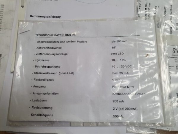 Taktende Folienverpackungsmaschine, Beck mit Zusatzdrucker lagertechnik