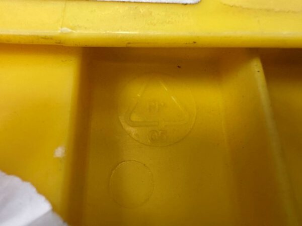 600 Stück, Faltkiste, Eurostapelbehälter, UTZ, 600x400x220mm, gelb (rote Logoschrift) – Bild 12