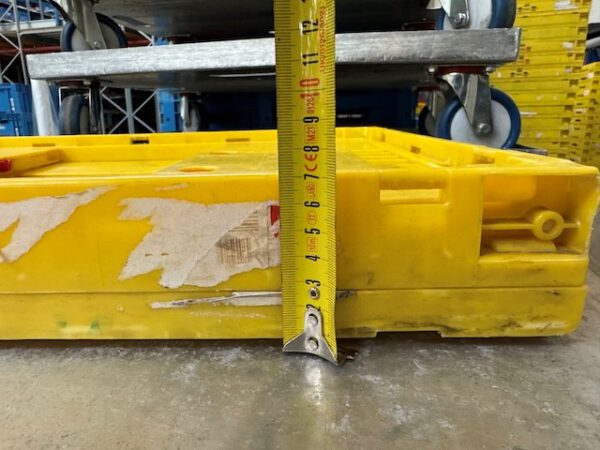 600 Stück, Faltkiste, Eurostapelbehälter, UTZ, 600x400x220mm, gelb (rote Logoschrift) – Bild 15