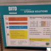 Fachbodenregalanlage, Bito, ca. 15m x 26m, Fachböden ca. 1,30m x 0,50m – Bild 2