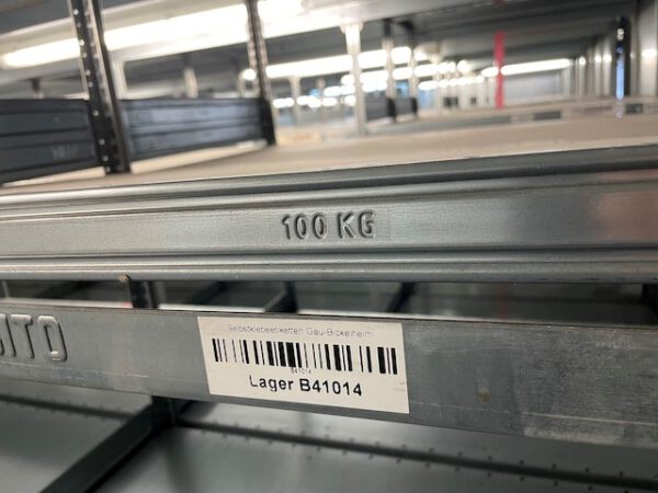 Fachbodenregale (Fachböden und Rahmen), Bito, verschiedene Breiten / Höhen und Tiefen – Bild 2