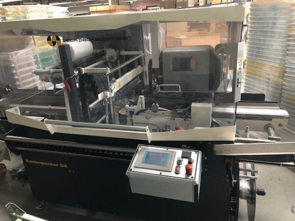 Taktende Folienverpackungsmaschine, Beck mit Zusatzdrucker – Bild 27
