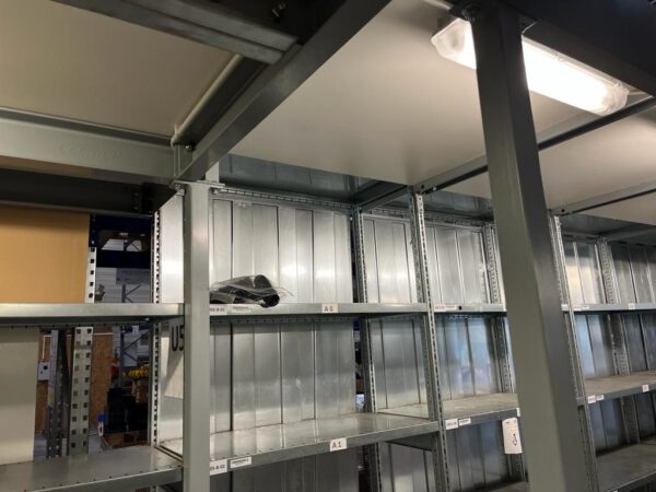 2 geschossige Fachbodenregalanlage, SSI Schäfer, ca 116 Felder lagertechnik