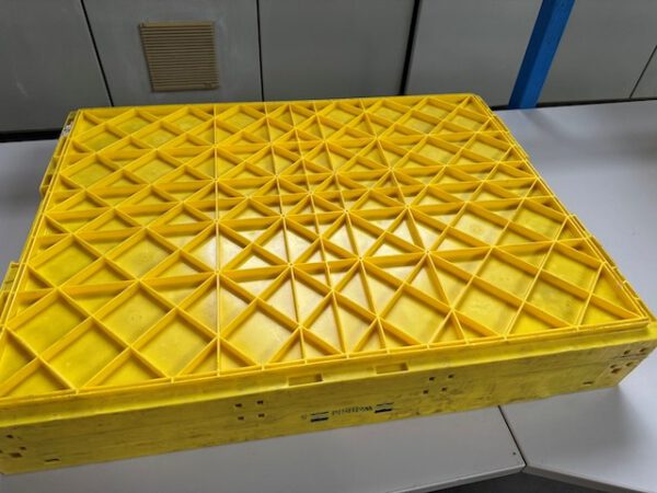 3.200 Stück, Faltkiste groß, SSI Schäfer, Eurostapelbehälter, , 800x600x440mm, gelb – Bild 7