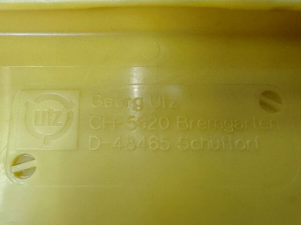 600 Stück, Faltkiste, Eurostapelbehälter, UTZ, 600x400x220mm, gelb (rote Logoschrift) – Bild 8