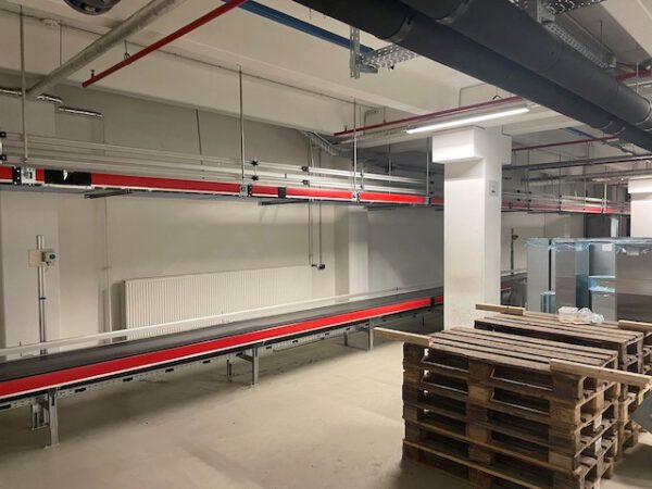 64m angetriebene Gurtförderer (2 Bänder a 32m), 1m breit – Bild 3