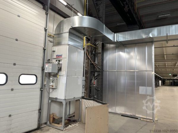 Hallenheizung, Zentralgasheizung airpool mit ca. 80m Rohr – Bild 7