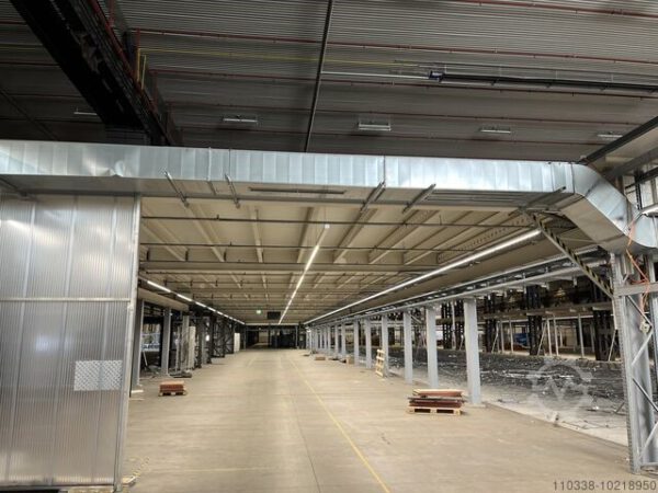 Hallenheizung, Zentralgasheizung airpool mit ca. 80m Rohr lagertechnik