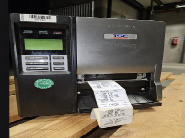 8 Stück Industrie Etikettendrucker, Thermotransfer Barcodedrucker