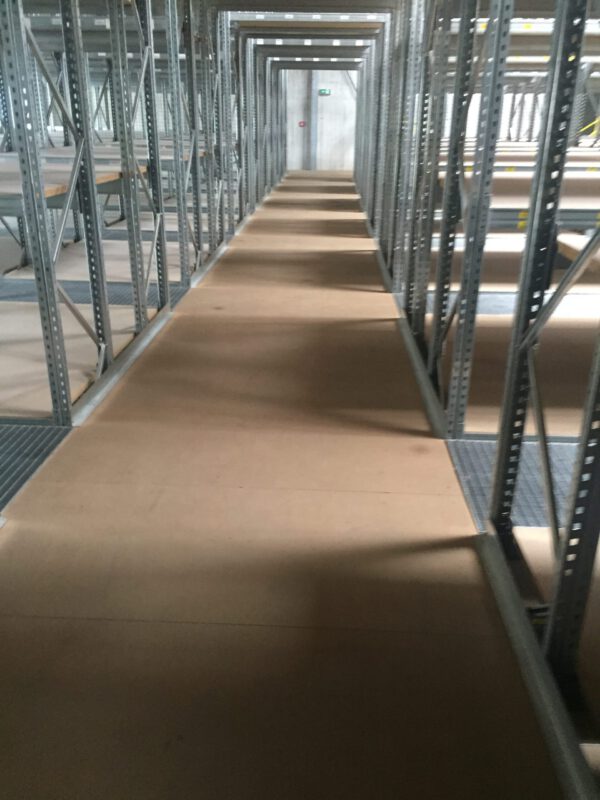 Palettenregalanlage (bzw. Weitspannregal), ideal auch als Absortierlager, die Anlage hat eine zusätzliche Ebene – gebraucht - : – Bild 7