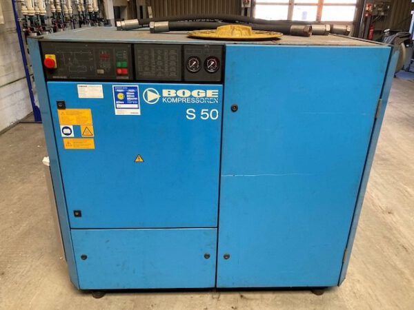 3 Kompressoren und ein Kältetrockner, Boge, S40 und S50, DS180