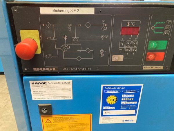3 Kompressoren und ein Kältetrockner, Boge, S40 und S50, DS180 – Bild 10