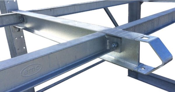Kragarmregal, einseitig, Rahmenhöhe 3,70m Höhe, 1,20m Arme, 900kg pro Arm – Bild 13