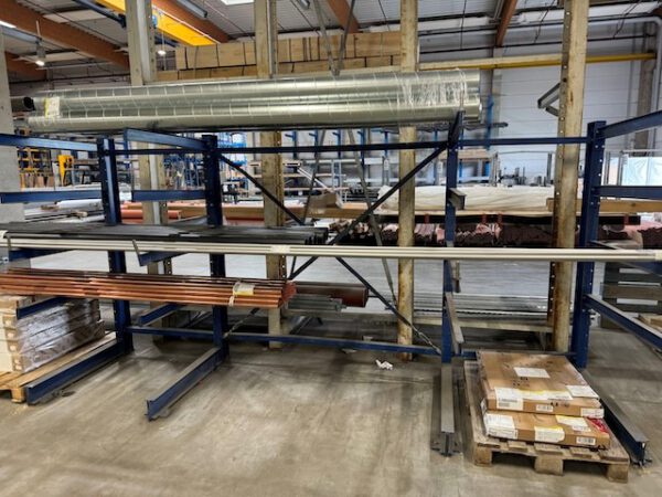 4 x Kragarmregal, zweiseitig, SSI Schäfer, 2m hoch, 1m Arme, 250kg / Arm – Bild 15