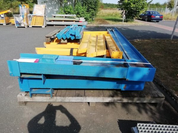 8 Rahmen Kragarmregal, zweiseitig, Jungheinrich, 3,50m hoch, eine Seite 1,60m und eine Seite 1,20m Arme, 1.500kg bzw. 500kg / Arm – Bild 15