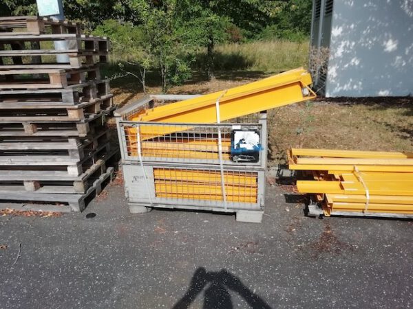 8 Rahmen Kragarmregal, zweiseitig, Jungheinrich, 3,50m hoch, eine Seite 1,60m und eine Seite 1,20m Arme, 1.500kg bzw. 500kg / Arm – Bild 16