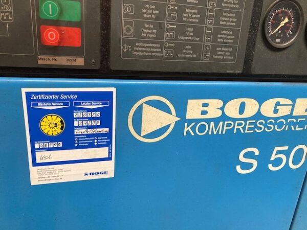 3 Kompressoren und ein Kältetrockner, Boge, S40 und S50, DS180 – Bild 20