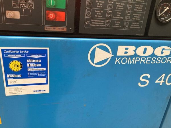 3 Kompressoren und ein Kältetrockner, Boge, S40 und S50, DS180 – Bild 21