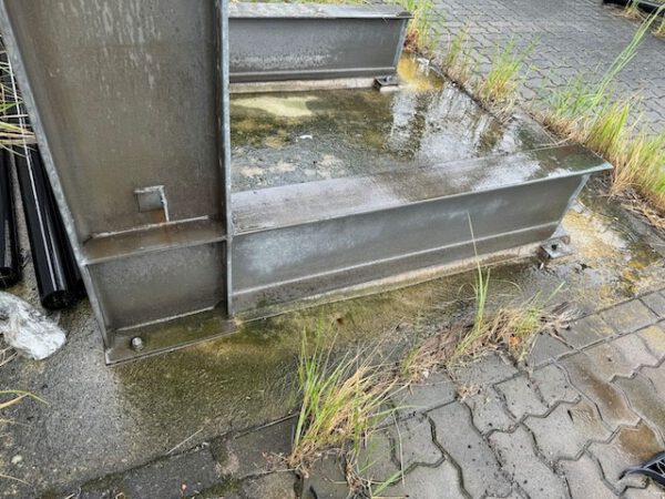 Kragarmregal, 2 x zweiseitig und 1 x einseitig, SSI Schäfer, Höhe ca. 5,30m, 730kg / Arm, verzinkt – Bild 25