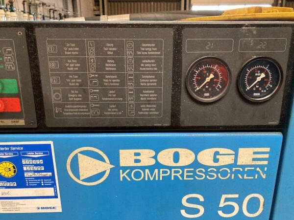 3 Kompressoren und ein Kältetrockner, Boge, S40 und S50, DS180 lagertechnik