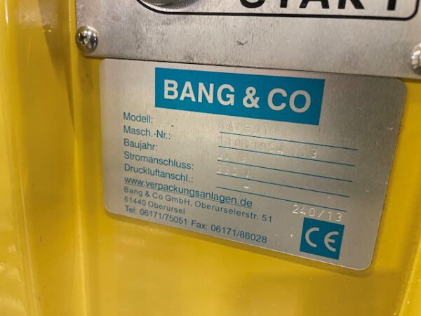 Kartonumreifer, automatisch, Fa. Bang, mit großer Kanalöffnung, – Bild 15