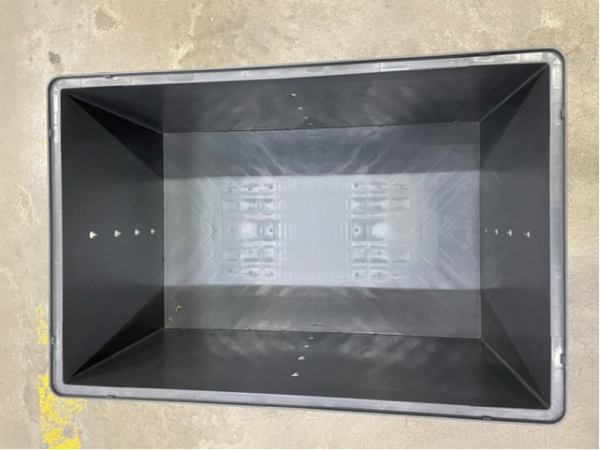 10.000 Stück Euro Stapelbehälter, 600 x 400 x 320mm, grau - gebraucht – Bild 2