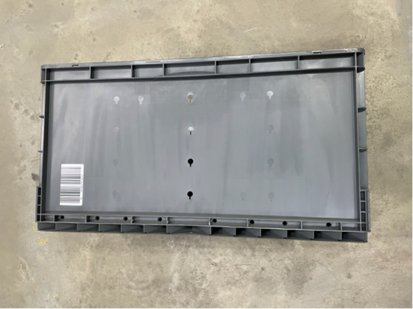 10.000 Stück Euro Stapelbehälter, 600 x 400 x 320mm, grau - gebraucht – Bild 4