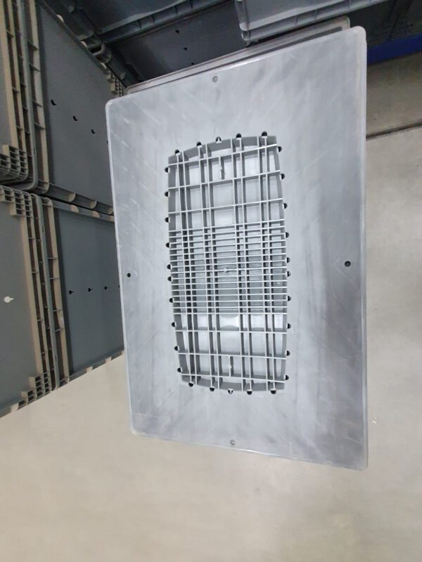 10.000 Stück Euro Stapelbehälter, 600 x 400 x 320mm, grau - gebraucht – Bild 8