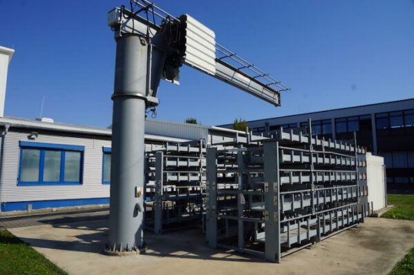 Säulenschwenkkran, Vetter, 2,5 to, Ausladung 8m, Rohrsäule 4765 mm, verzinkt für den Außeneinsatz – Bild 4